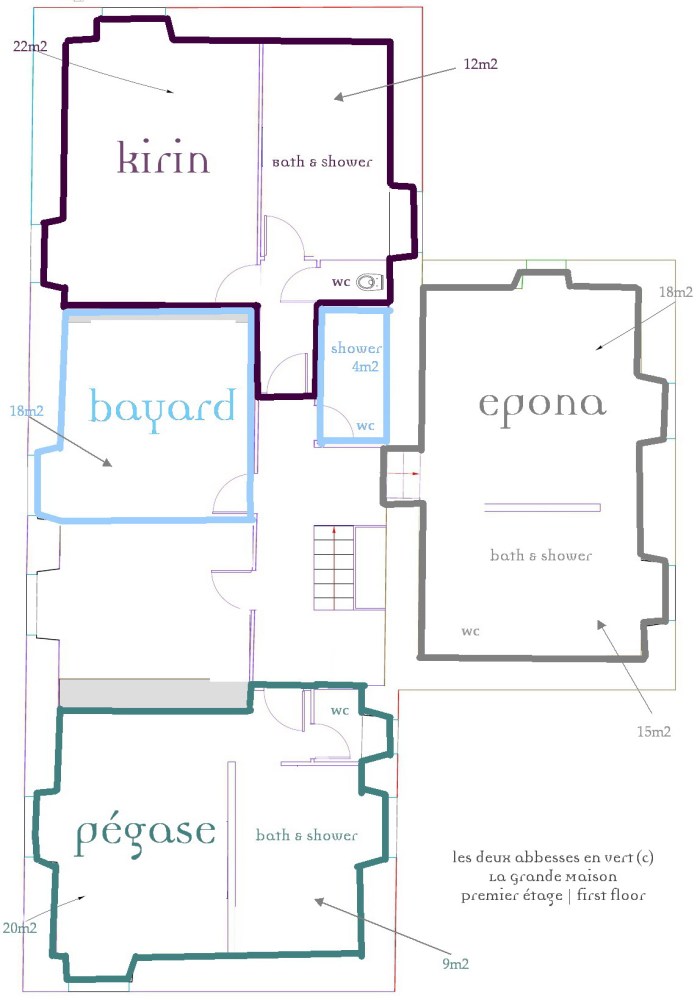 Malignac Gde Maison Plan chambres)